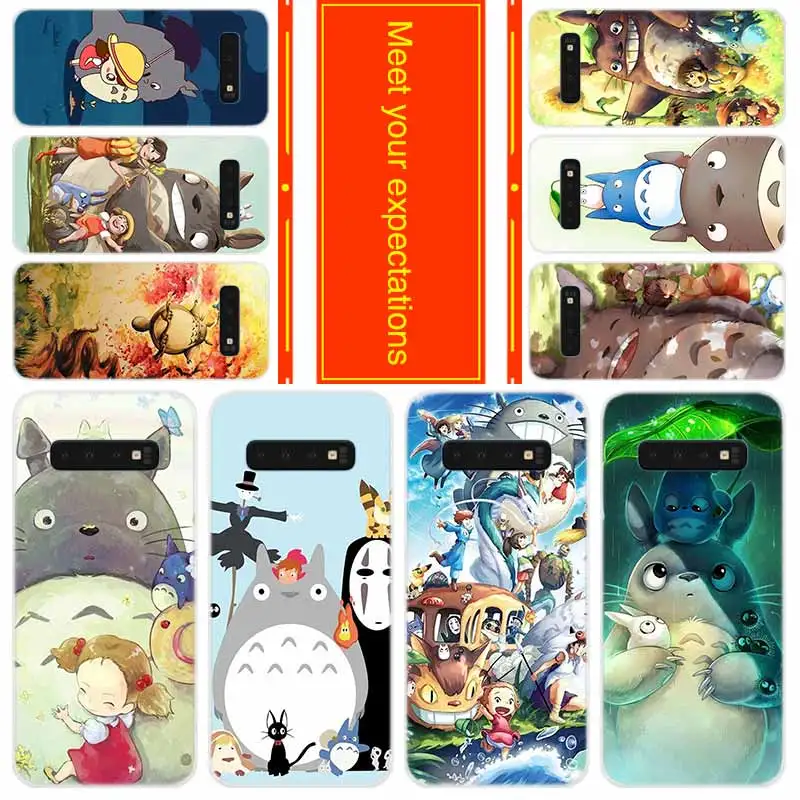 Мягкий чехол для Samsung Galaxy S21 S20 S11 S10 S9 S8 Plus S7 Edge S10e Ultra Studio ghilii Ghiblies totoro | Мобильные