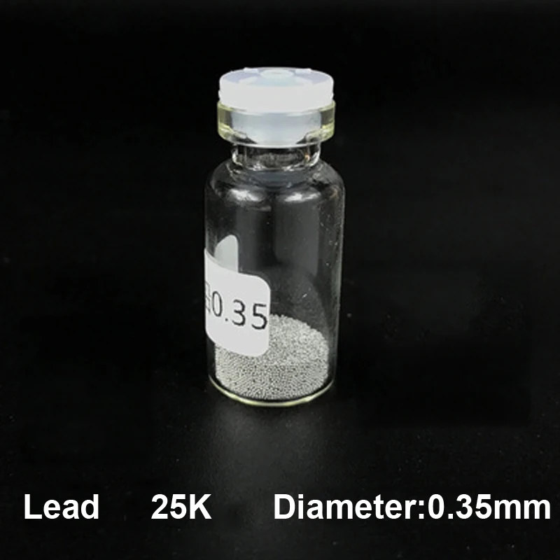 

2 Bottles/Set 25K BGA Leaded Solder Ball 0.2/0.25/0.3/0.35 bga Rework Reballing Solder Ball for PCB Chips Motherboard Repair