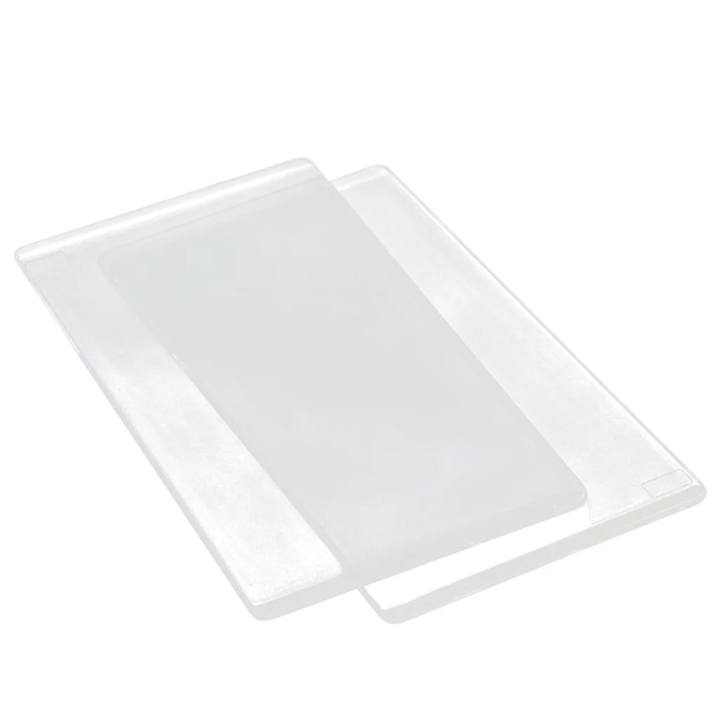 Высококачественная прозрачная высечка для тиснения 2 шт. сменная пластина