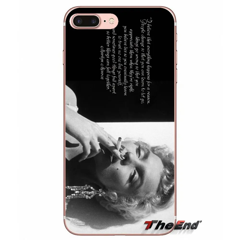 Чехол для телефона Huawei G7 G8 Ascend P7 P8 P9 Lite Honor 4C 5X 5C 6X Mate 7 8 9 Y3 Y5 Y6 II Pro Marilyn Monroe Im с