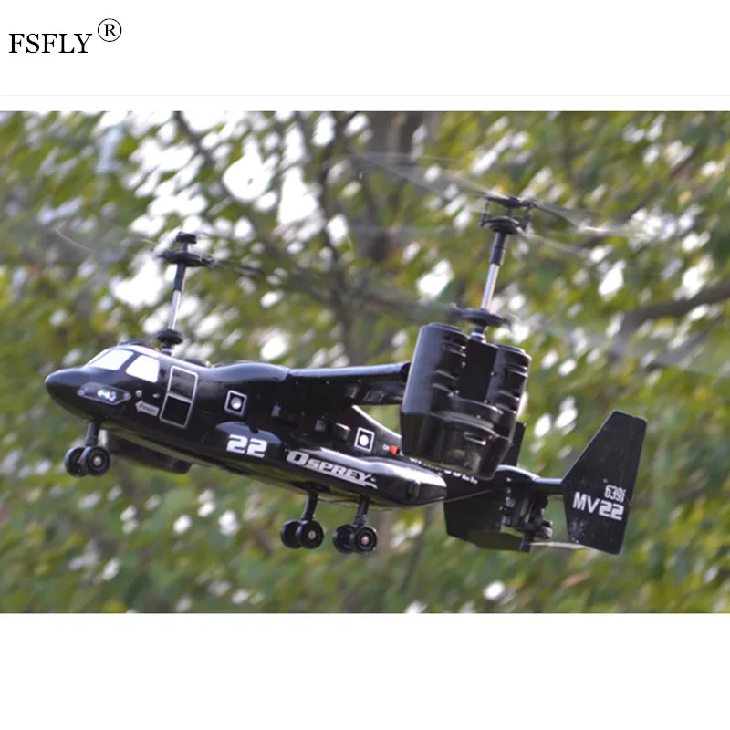 Новая версия 2,4 Ghz 4.5CH RC 3D Osprey вертолет на радиоуправлении RTF готов к полету с гироскопом и светильник