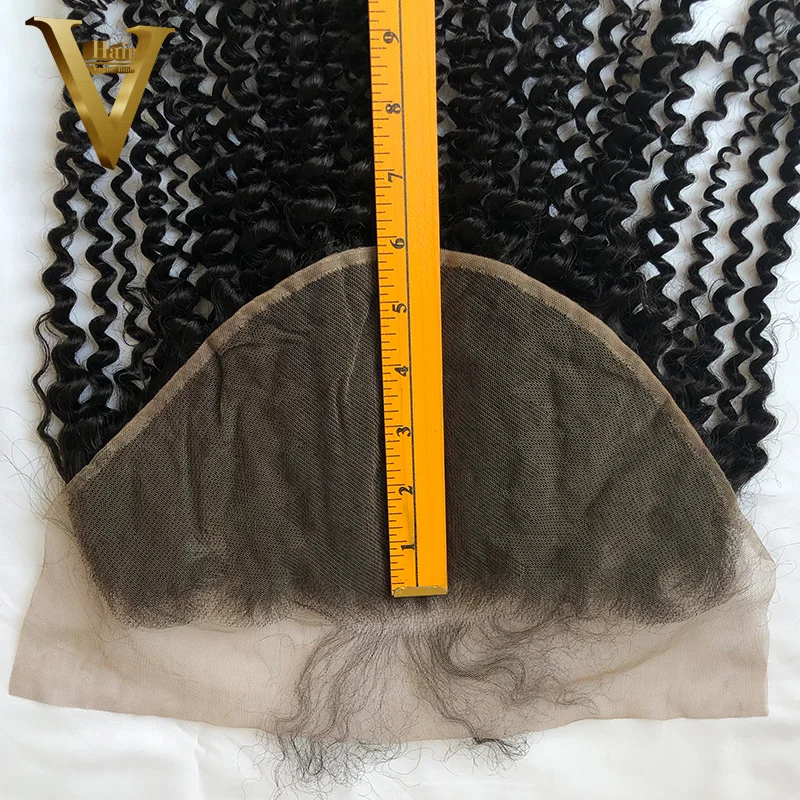 Кружевная Фронтальная застежка 13x6 кудрявые волосы remy индийские свободные части