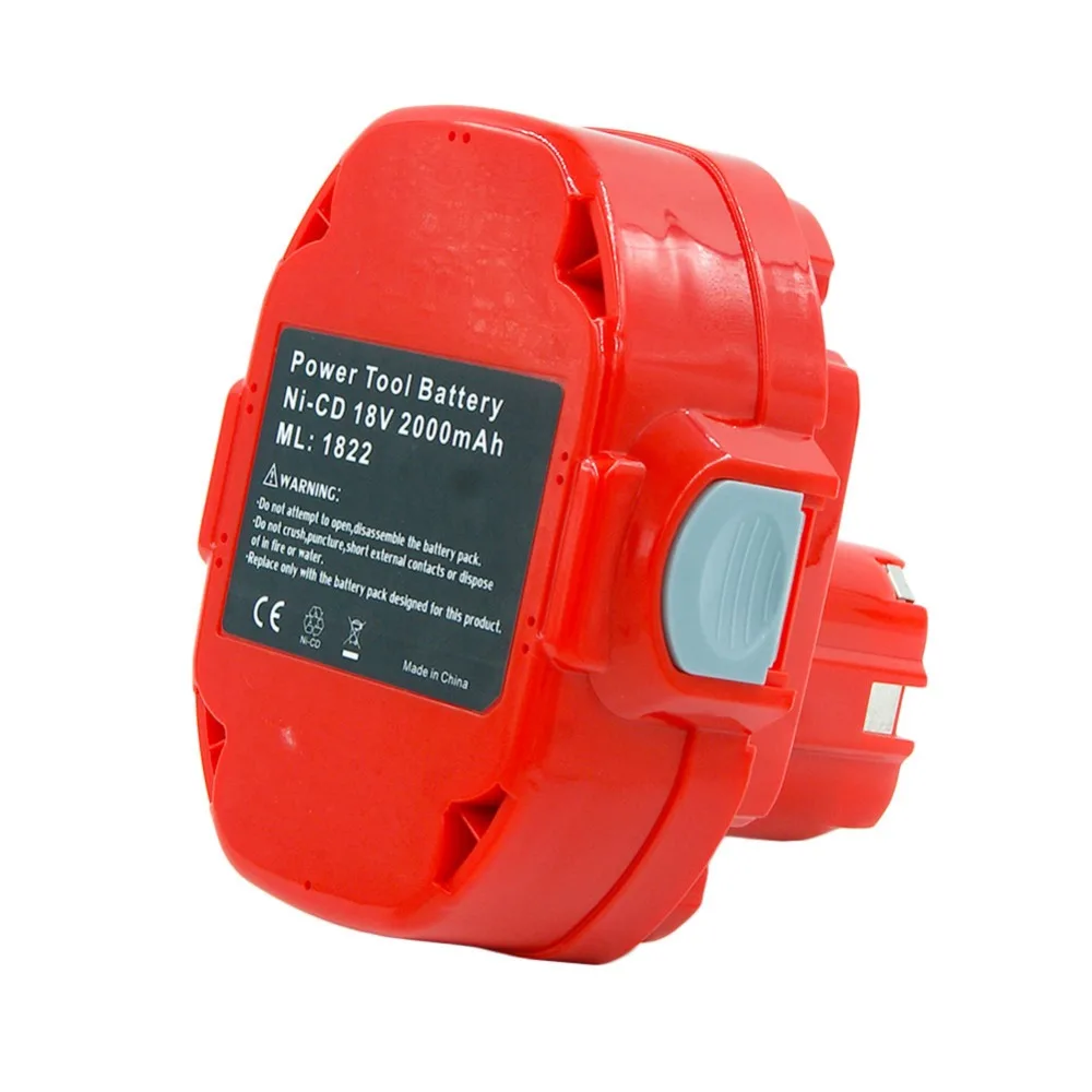 PA18 Перезаряжаемые Мощность механические инструменты батарея 18V 2.0Ah никель-кадмиевый аккумулятор для Makita беспроводной дрели, запасная батарея, батарея 1822 1823 1834 1833 1835