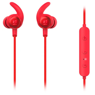 red Беспроводная Bluetooth 5,0 Беспроводная деревянная сабвуферная IPX5 для бега спортивные наушники-вкладыши металлические проводки наушники-вкладыши - Цвет: red