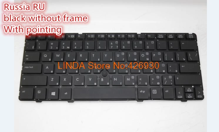Клавиатура для ноутбука hp EliteBook 2560P 2570P Россия RU/США 701979 001 700948 691658 696693 271|us keyboard|laptop