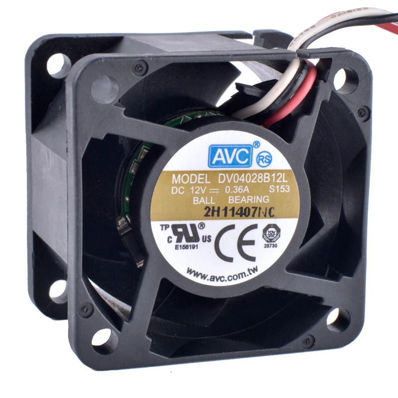 Революция в системах охлаждения DV04028B12L 4028 4cm 40mm вентилятор 12V 0.36A датчик контроля