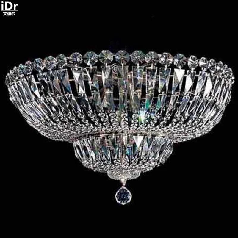 Золотые потолочные светильники полированная хромированная лампа Современная