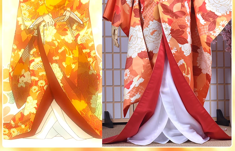 [Сток] аниме Kamisama Kiss рисунок Нанами и Томоэ японское свадебное кимоно платье Хэллоуин Косплей Костюм для женщин Новинка