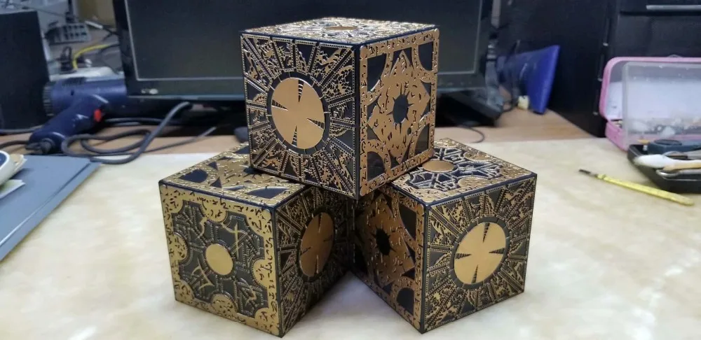 Ужас плёнки Hellraiser серия сожалеем о конфигурации коробка Головоломка Куб