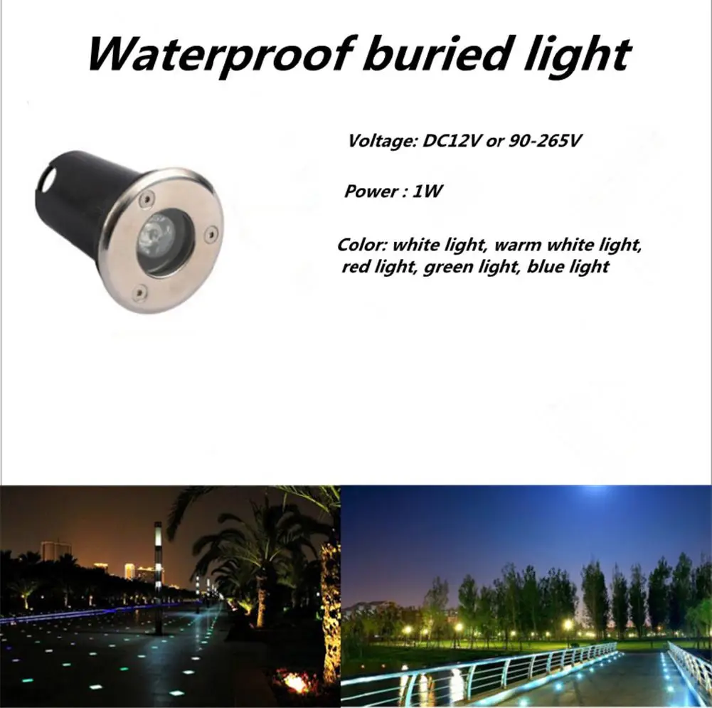 LumiParty LED подземный свет 1 Вт IP67 похороненный под заземлением лампа Открытый Путь