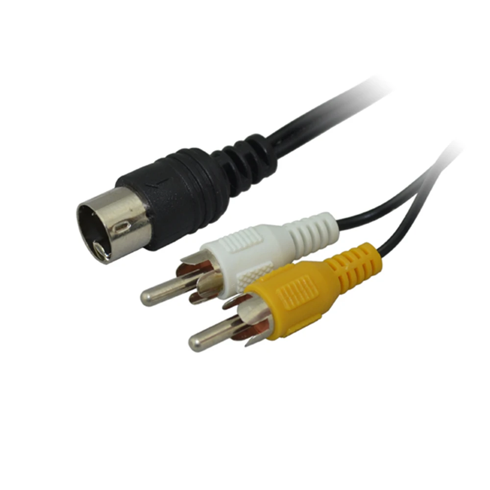 Высококачественный av кабель 3 pin для SEGA Mega Drive 2 RCA шнур Genesis 2|pin cable|pin pinpin |