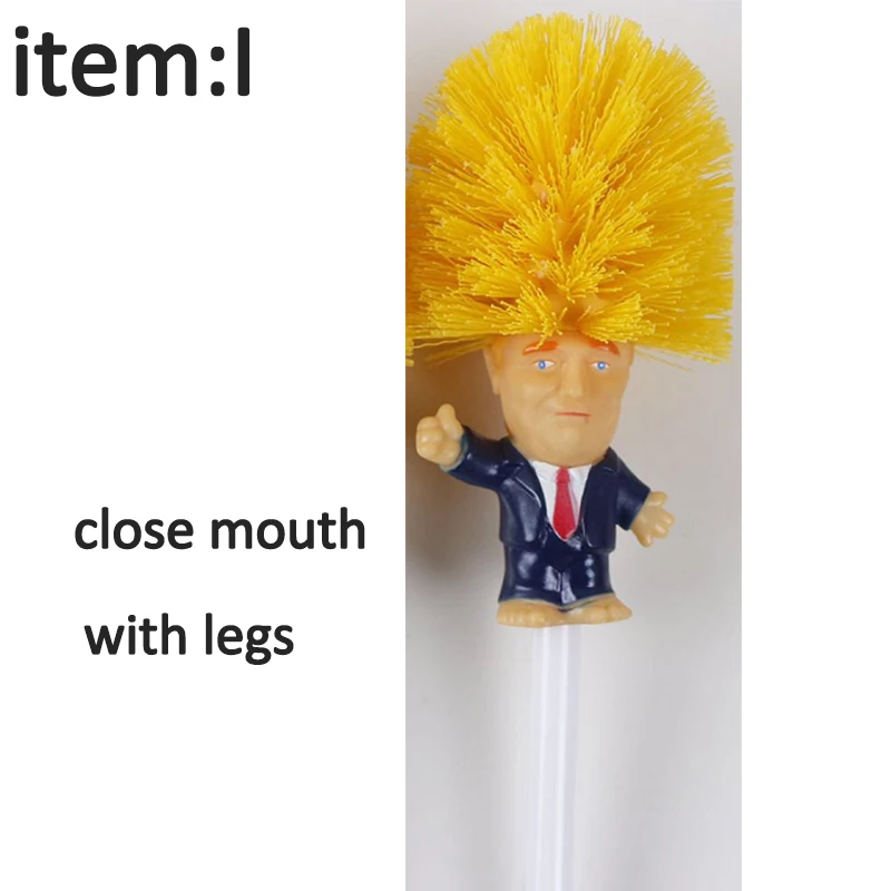 I Держатели для туалетной щетки WC Borstel Дональд Трамп, Трамп Туалет кисточки, сделать туалет большой снова командир в дерьмо челнока - Цвет: I