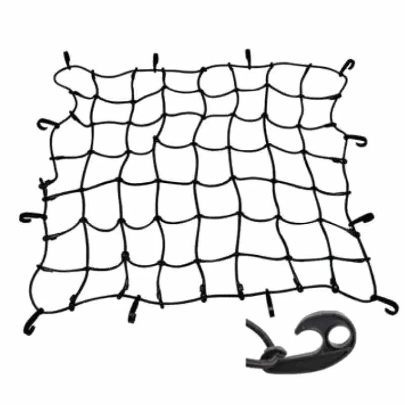 Эластичная сетка для багажника автомобиля грузовая с 4 крючками подходит Tiguan CX 5