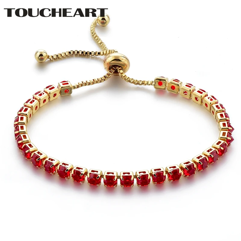 

TOUCHEART Cubic Zirconia Bracelet For Women Handmade Bracelets&Bangles Charm Jewelry Making Stainless Steel Bracelets SBR190082
