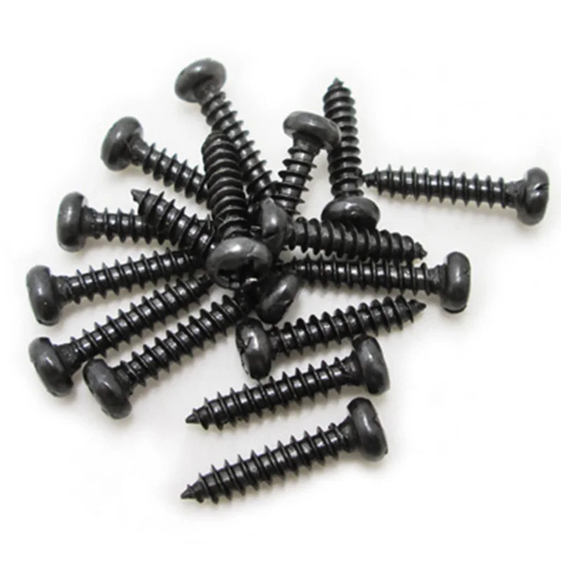 100 шт. M2 крестовые винты с круглой головкой стальные самонарезающие болты из