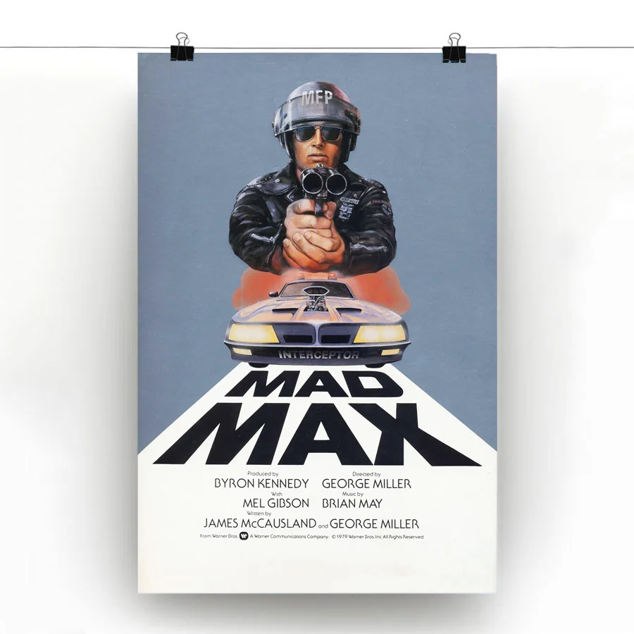 Плакаты и принты Mad Max (1979) классический холст Настенная картина из тикового
