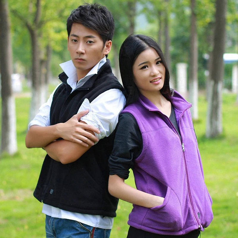 Зимний уличный походный туристический жилет с электрическим подогревом