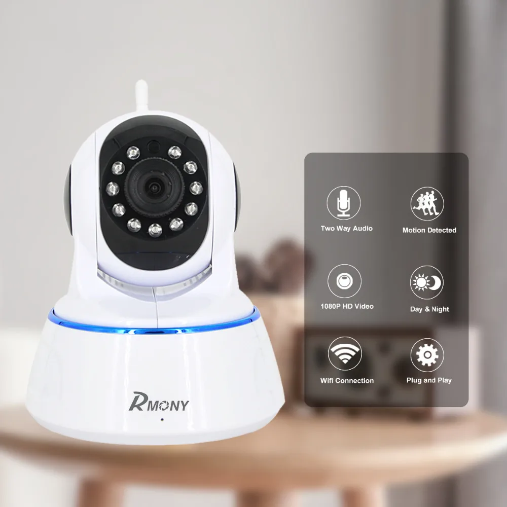 RMONY IP камеры безопасности беспроводной Smart Wi Fi камера аудио запись