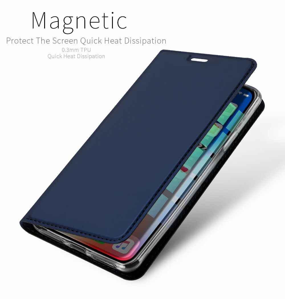 Чехол-книжка Dux Ducis для iPhone 6 6S 7 8 Plus 11 Pro Max XS XR X кожаный | Мобильные телефоны и