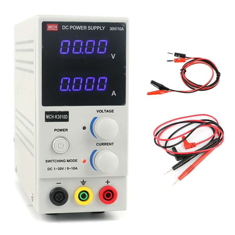 MCH K3010D Мини Цифровой Регулируемый регулируется лаборатории импульсный источник