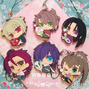Резиновый брелок Okita Souji Hijikata Toshizo Anime Hakuouki Shinsengumi Kitan