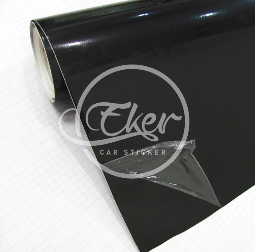 Автомобильный стикер EKER 1 35x15 M 4.4x49FT бесплатная доставка глянцевый черный 3