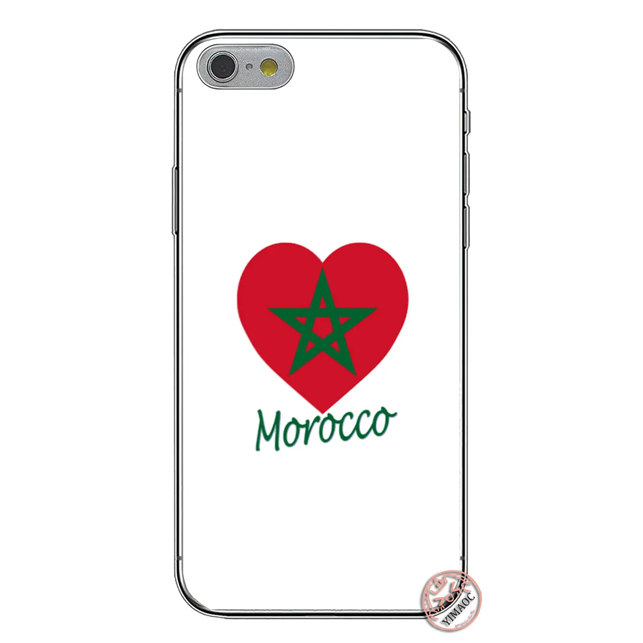 10 YIMAOC Morocco Футбол флаг Мягкий силиконовый чехол для телефона Apple iPhone 11 Pro X XR XS Max 6 6S 7 8 Plus 5 5S SE 10 Чехол - Цвет: 10