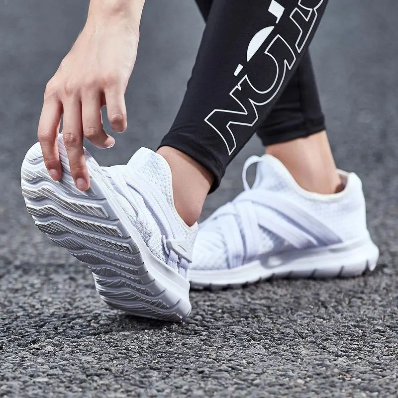 Li Ning/Женская беговая Обувь FLEX RUN V2 легкая спортивная обувь с подкладкой из пряжи li