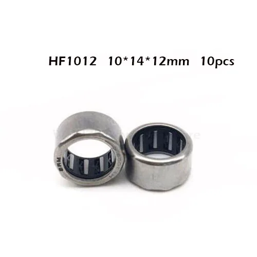 

Free shipping 10pcs HF1012 one way cluth needle roller bearing 10x14x12mm