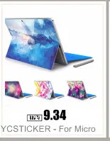GOOYIYO-для Micro Surface Pro 4 5 виниловая наклейка на заднюю панель Полная наклейка на планшет с геометрическим принтом, кожный чехол, логотип, вырезанный