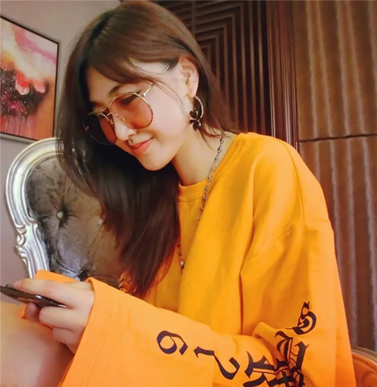 Футболка Femme 2018 мода Blusas корейский стиль Ulzzang Повседневная Свободная футболка