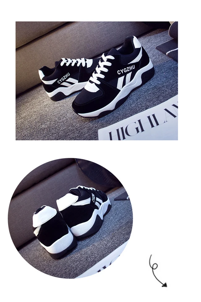 Dropshipping Women Flat Shoes Sneakers Breathable Casual Shoes Woman Tenis Feminino Lace-up zapatillas mujer XYZ135