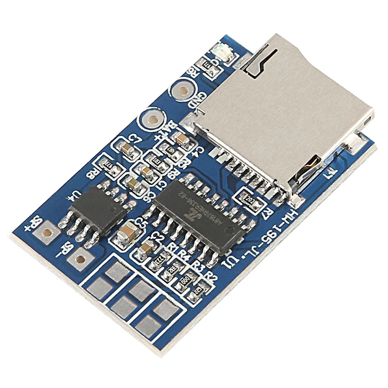 GPD2846A TF карта MP3 декодер плата декодирующий модуль 3,7-5 в питание FM радио аудио с 2 Вт смешанный моно память плеер модуль