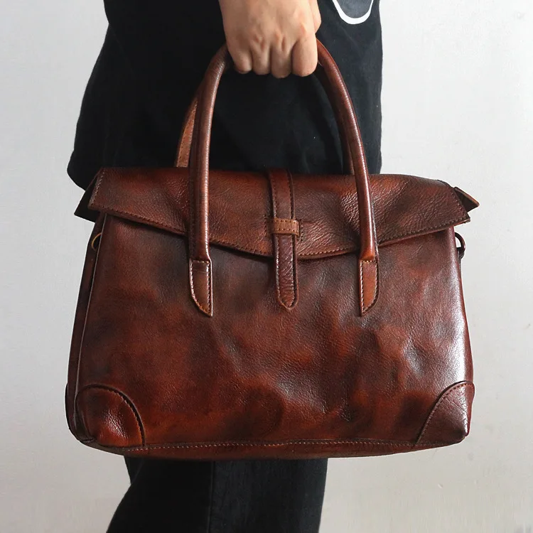 Женская сумка мессенджер из натуральной воловьей кожи|leather shoulder bags men|leather suiteleather