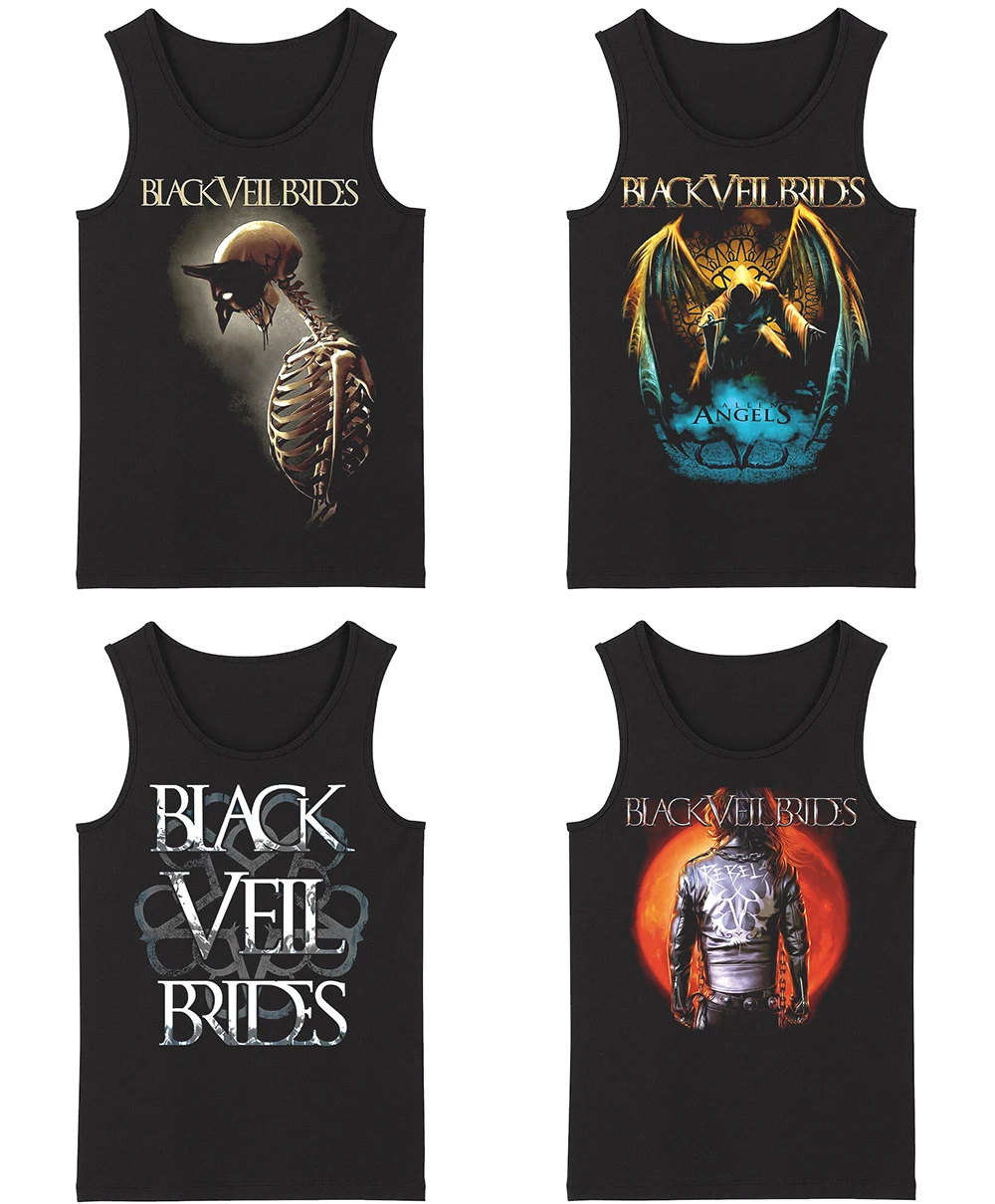 Bloodhoof черный Veil Brides Grindcore твердосплавный Deathcore Мужская Топ новое черное платье на бретелях с круглым вырезом Топы Азиатский Размеры