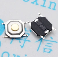 100pcs 441 5mm light touch switch smd4 waterproof onoff touch button touch micro switch 441 5 keys button smd 4pin