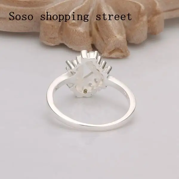 R300 Hot Sale!!Free Shipping 925 Silver Ring Fashion Sterling Jewelry Inlaid Stone Belt | Украшения и аксессуары