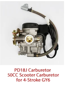 KELKONG PD18J карбюратор 50CC скутер карбюратор мопед для 4-х тактных GY6 SUNL ROKETA JCL Vento для GY6 50CC-110CC скутер