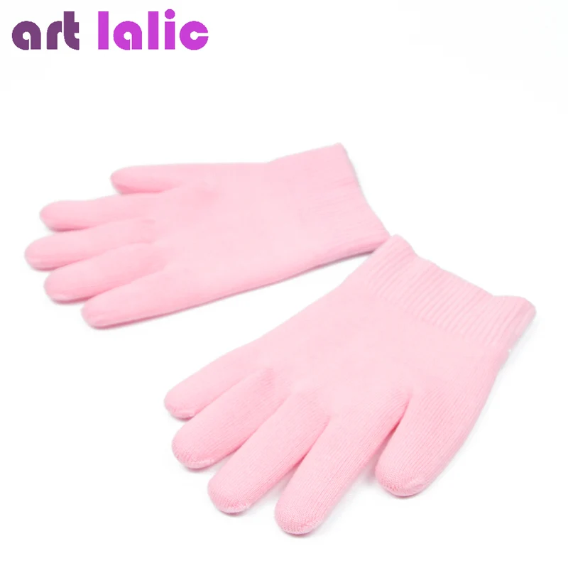 Pairs of Glove Гелевые спа-перчатки увлажняющие отбеливающие отшелушивающие розовые маски Красота маска для рук Уход за кожей рук высокое качество силиконовые перчатки - Цвет: Pairs of Glove
