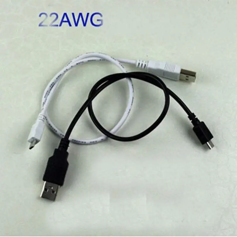 22AWG высококачественный micro USB кабель для зарядки 3A Быстрая зарядка D + короткий|cable