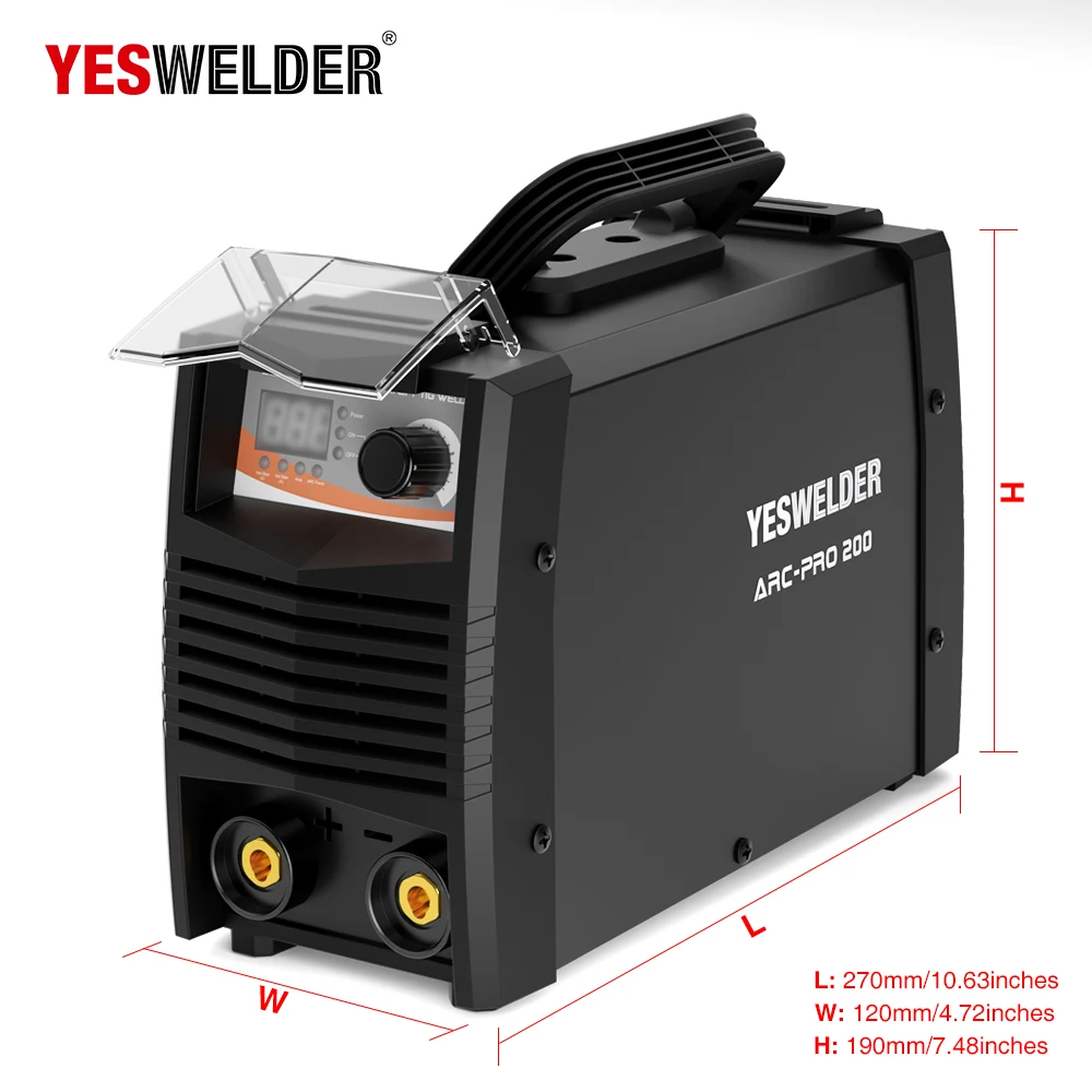 США ARC 200 PRO IGBT дуга инвертора Электрический сварочный аппарат 110/220V MMA для сварки