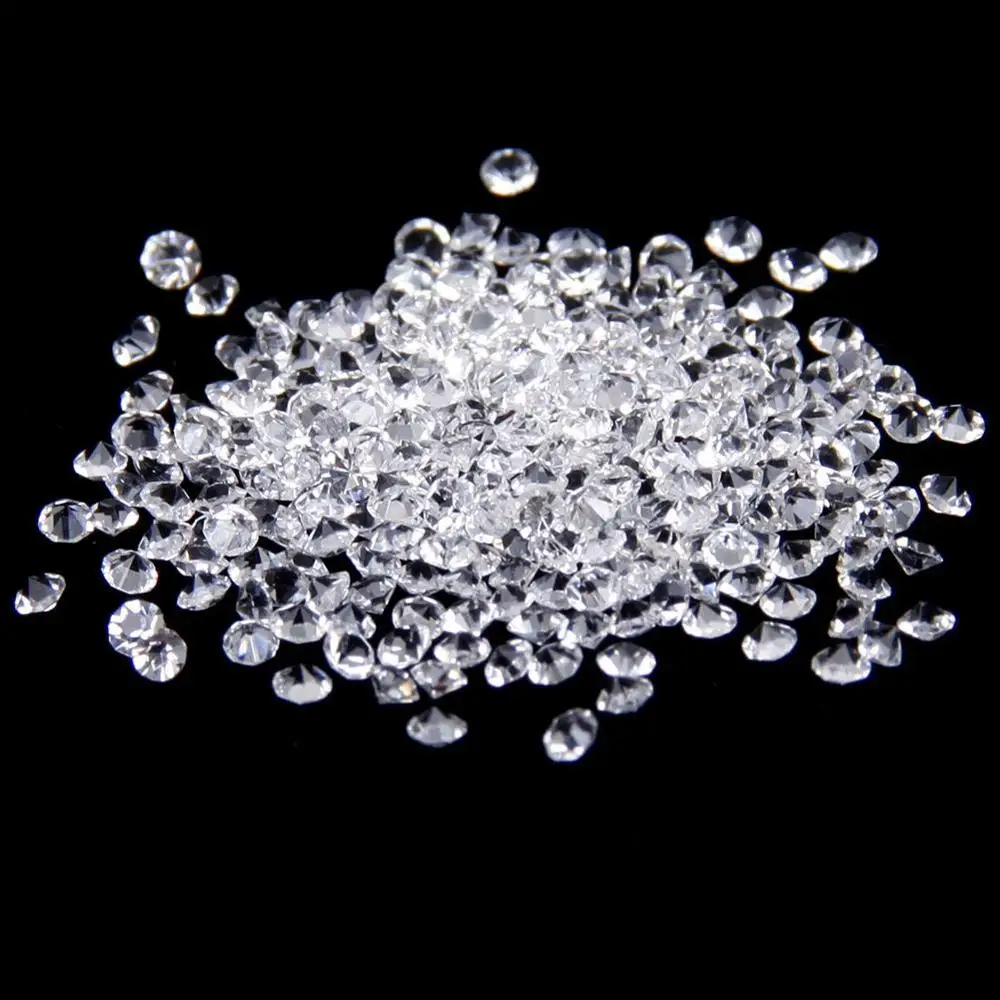 01 Crystal 1,1 мм 1440 шт новое поступление круглые кубические красоты блестящее стекло копия циркония камни класса ААА для 3D ногтей дизайн украшения - Цвет: 01 Crystal