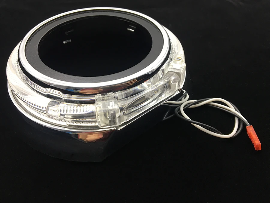 TAOCHIS рестайлинг кожух маска для 3,0 дюймов HELLA 3R G5 3/5 Koito Q5 Bi Xenon объектив проектора модификация головной свет с ангельским глазом