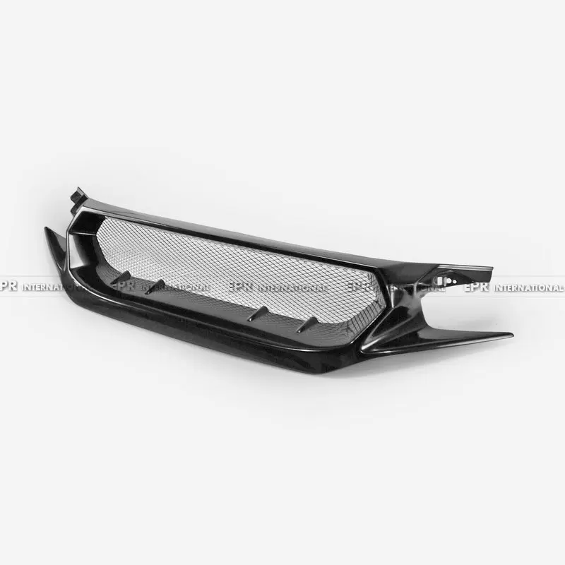 FRP отделка переднего бампера для Honda FK8 CIVIC+ Tyep R JS стиль стекло волокно передняя решетка тела комплект тюнинг для Civic FK8 Racing