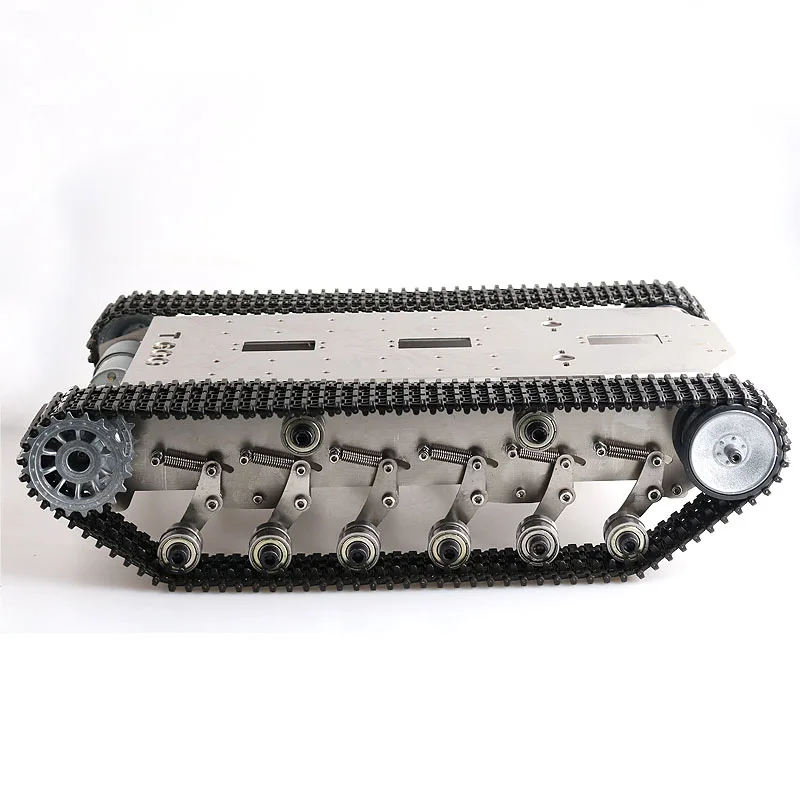RC металлический бак шасси T 600 гибкое Демпфирование Золотой робот гусеничный