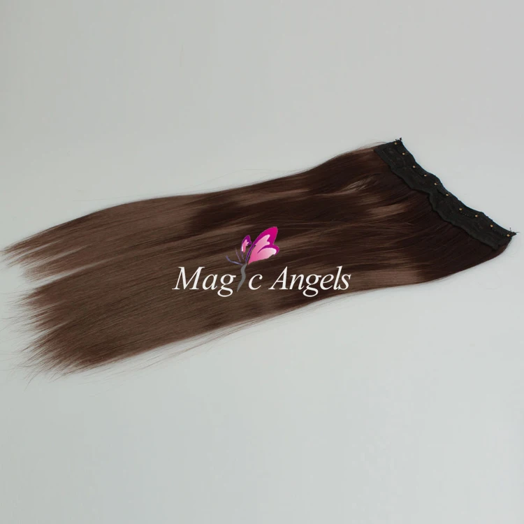 55 см высокая температура шелковый прямо клип на коричневый 16004575|hair tourmaline|hair