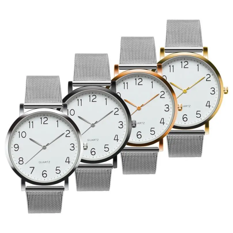 

2020 Simple Women Watch Fashion Stainless Steel Quartz Wrist Watch Women Watches Casual Ladies Watch Female Clock Reloj Mujer