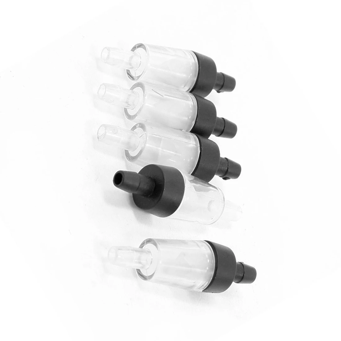5-Piece Plastic One Way Aquarium Fish Tank Air Check Valves Clear/Black | Обустройство дома
