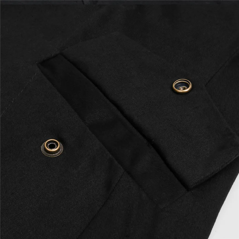 Мужской Готический женский плащ в стиле стимпанк костюм для косплея