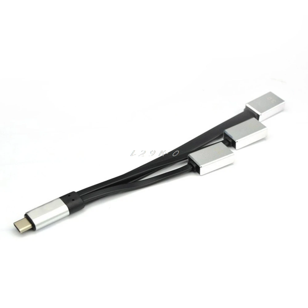 Type C Мужской 3 USB 3,0/2,0 Женский 4 в 1 концентратор разветвитель Кабель для samsung LG sony Прямая поставка